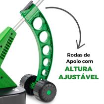 Cortador Aparador Elétrico Máquina Cortar Grama Roçadeira Capinadeira Trapp Turbo Master 1500W Nylon Jardim