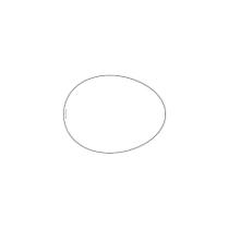 Cortador Aro Oval 9x6,5x4cm -1 Unidade - Ref:2017 - RR Cortadores - Rizzo Cortador Aro Oval 9x6,5x4cm -1 Unidade - Ref:2017 - RR Cortadores - Rizzo