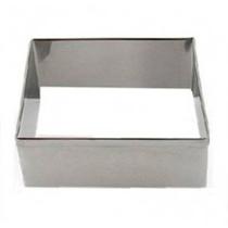 Cortador Aro Quadrado 6x6x4cm - 1 Unidade - Ref:2034 - RR Cortadores - Rizzo Cortador Aro Quadrado 6x6x4cm - 1 Unidade - Ref:2034 - RR Cortadores - Rizzo