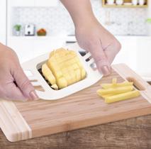 Cortador Batata Palito Com Abas Fatiador Picador Legumes - keita - CBP02 Cortador Batata Palito Com Abas Fatiador Picador Legumes - keita - CBP02