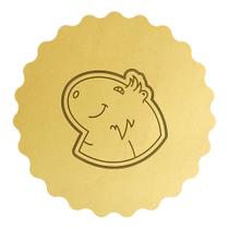 Cortador Biscoito Animalzinho Cabeça Capivara Cute Cortador Biscoito Animalzinho Cabeça Capivara Cute