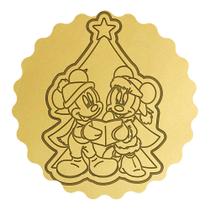 Cortador Biscoito Árvora Natal Mickey e Minnie Cortador Biscoito Árvora Natal Mickey e Minnie