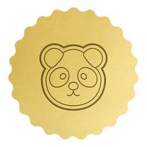 Cortador Biscoito Cabeça Pandinha Olhos Grandes Fofo