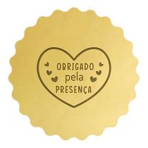 Cortador Biscoito Coração Obrigado Pela Presença