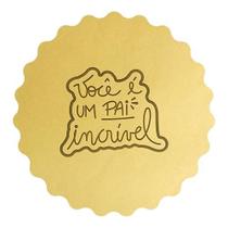 Cortador Biscoito Dia dos Pais Frase Pai Incrível