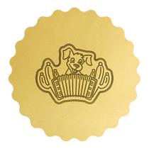 Cortador Biscoito Festa Junina Cachorro com Sanfona