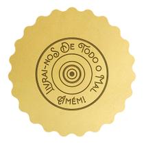Cortador Biscoito Frase Livrai-nos de Todo Mal Amém Cortador Biscoito Frase Livrai-nos de Todo Mal Amém