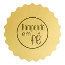 Cortador Biscoito Frase Religiosa Rompendo em Fé Cortador Biscoito Frase Religiosa Rompendo em Fé