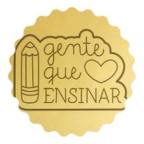 Cortador Biscoito Gente que Ama Ensinar Lápis