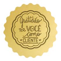 Cortador Biscoito Gratidão Ter Você Como Cliente