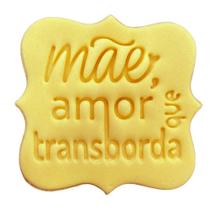 Cortador Biscoito Mãe Amor que Transborda