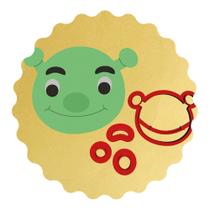 Cortador Biscoito Modular Cabeça Shrek Cortador Biscoito Modular Cabeça Shrek