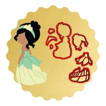 Cortador Biscoito Modular Princesa Tiana Cortador Biscoito Modular Princesa Tiana