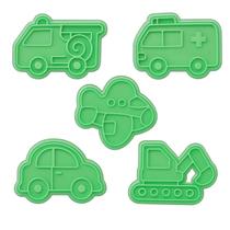 Cortador Biscoito Molde Forma CARROS TRATOR AMBULANCIA Marcador Carimbo Pasta Americana MassA