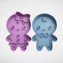 Cortador Biscoito Molde Forma CHA DE BEBE Marcador Carimbo Pasta Americana Massa