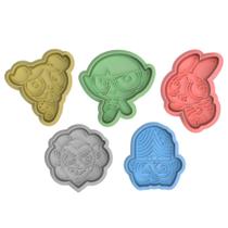 Cortador Biscoito Molde Forma Coleção AS MENINAS SUPER PODEROSAS Marcador Carimbo Pasta Americana MassA Cortador Biscoito Molde Forma Coleção AS MENINAS SUPER PODEROSAS Marcador Carimbo Pasta Americana MassA