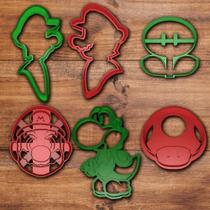 Cortador Biscoito Molde Forma DIVERSOS Marcador Carimbo Pasta Americana Massa Impressao 3d