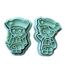 Cortador Biscoito Molde Forma FESTA JUNINA JULINA FESTA SAO JOAO CASAL Marcador Carimbo Pasta Americana Massa