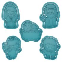 Cortador Biscoito Molde Forma NATAL Marcador Carimbo Pasta Americana Massa Impres