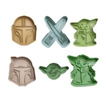 Cortador Biscoito Molde Forma STAR WARS Marcador Carimbo Pasta Americana Massa Cortador Biscoito Molde Forma STAR WARS Marcador Carimbo Pasta Americana Massa
