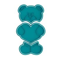 Cortador Biscoito Molde Forma URSO URSINHO CORAÇÃO Marcador Carimbo Pasta Americana MassA Cortador Biscoito Molde Forma URSO URSINHO CORAÇÃO Marcador Carimbo Pasta Americana MassA