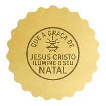 Cortador Biscoito Natal Frase Que a Graça de Jesus