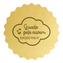 Cortador Biscoito Núvem Frase Êxodo 9:16-17