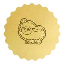 Cortador Biscoito Ovelinha Olhando pro Lado Cute