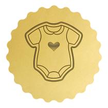 Cortador Biscoito Roupinha de Bebê com Coração