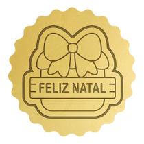 Cortador Biscoito Selop Feliz Natal Presente Laço Cortador Biscoito Selop Feliz Natal Presente Laço