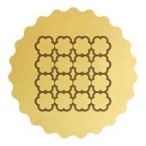 Cortador Biscoito Sihueta Placa 16 Flores de 3cm