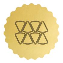 Cortador Biscoito Sihueta Placa 8 Pizzas de 3cm