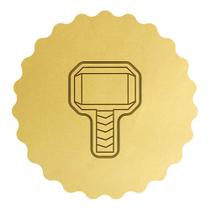 Cortador Biscoito Super Herói Martelo Thor