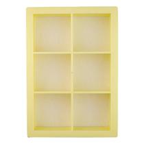 Cortador Brownie Doce Bolo Blue Star Ana Brownie 06 modelos Amarelo Fácil Prático