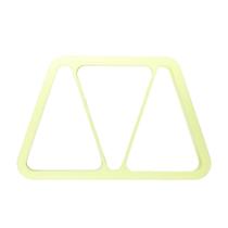 Cortador Brownie Doce Bolo Blue Star Ana Brownie 06 modelos Amarelo Fácil Prático