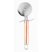 Cortador Carretilha Para Pizza Ou Para Massas Pastel Profissional Em Inox Rose Kehome
