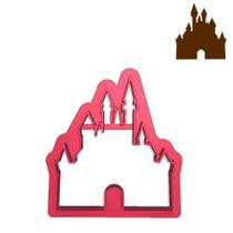 Cortador Castelo Princesas Reino Disney Contorno Cortador Castelo Princesas Reino Disney Contorno