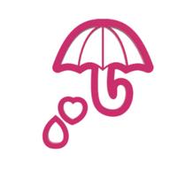 Cortador Chuva de Amor - D251126 - Cortador Biodegradável para Massas Cortador Chuva de Amor - D251126 - Cortador Biodegradável para Massas