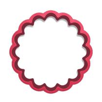 Cortador Círculo Escalope 16 Babado Confeitaria Doces Cortador Círculo Escalope 16 Babado Confeitaria Doces