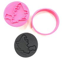 Cortador com Marcador Halloween - Bruxa - D250980 - D250982 - Ideal para Massas e Pastas