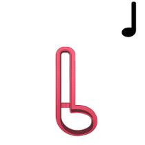 Cortador Contorno Nota Musical Cifra Semínima