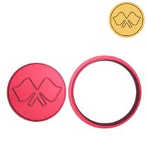 Cortador Cookie Bandeirada Corrida Automobilismo Cortador Cookie Bandeirada Corrida Automobilismo