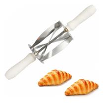 Cortador Croissant 14 Cm Rolo Corte Triangular Confeitaria Frigopro