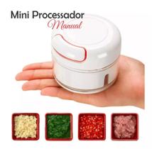 Cortador De Alimentos Triturador Manual 2 Lâminas