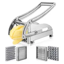 Cortador de batata palito manual aparelho picador fatiador