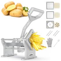 Cortador de Batatas Fritas SUNVIVIPRO com Lâminas de 1/2 e 3/8 Polegadas