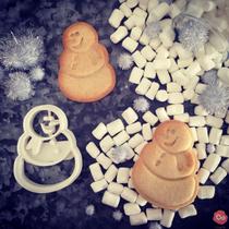 Cortador De Biscoito cookie e massas Forma Boneco de neve