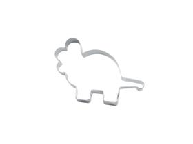 Cortador De Biscoito Inox Em Formato De Dinossauro 1 RS