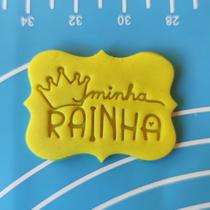 Cortador de Biscoito Minha Rainha - Mãe - Esposa - Avó Cortador de Biscoito Minha Rainha - Mãe - Esposa - Avó