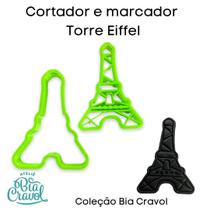 Cortador de Biscuit Torre Eiffel - Coleção Bia Cravol